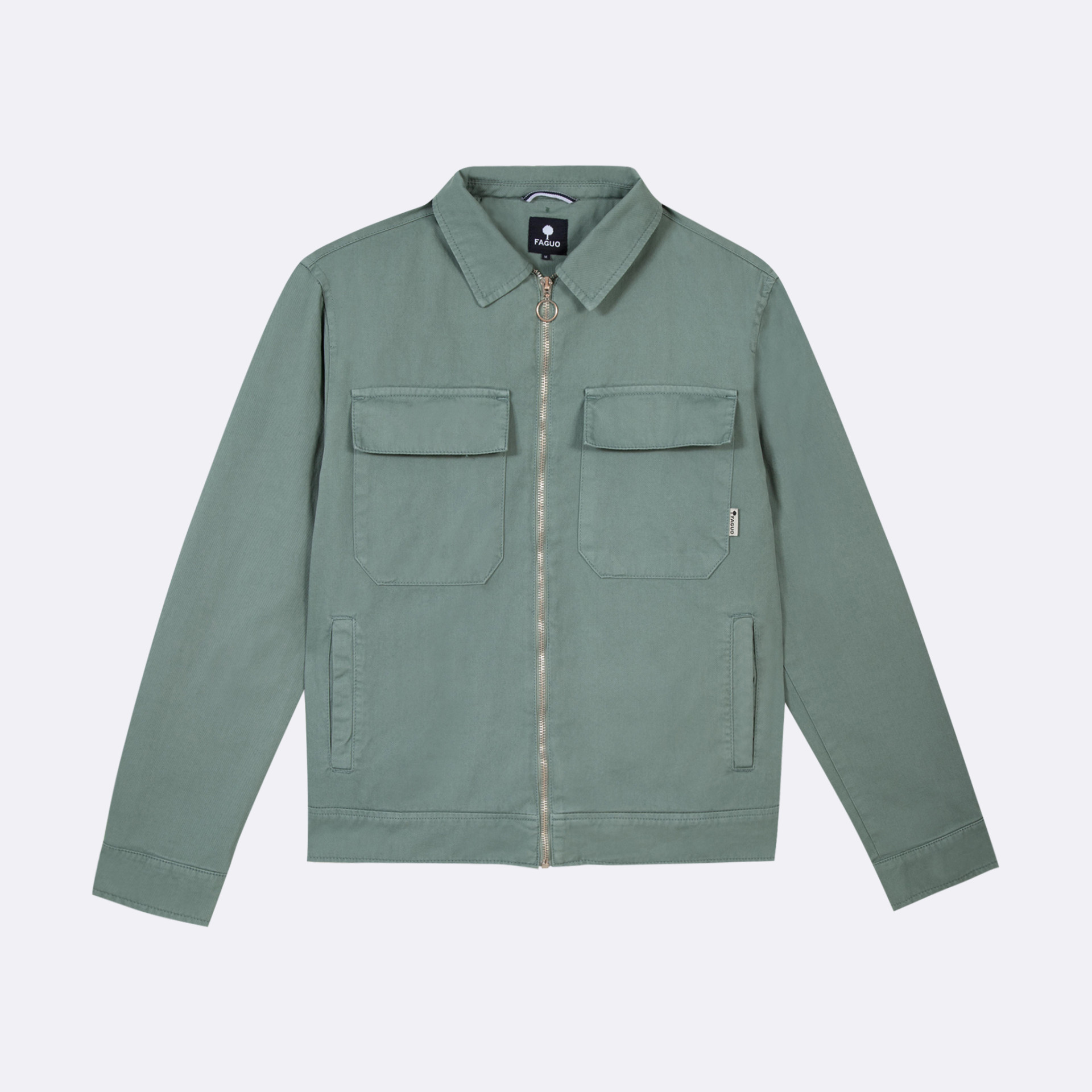 Blouson vert clair Coton - modèle Bondy