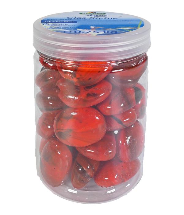 Dehner Aqua Aquariumdeko Glas-Steine, 750 g