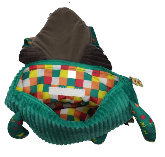 LOUP x Deglingos sac à dos velours   Vert        de               Les Déglingos