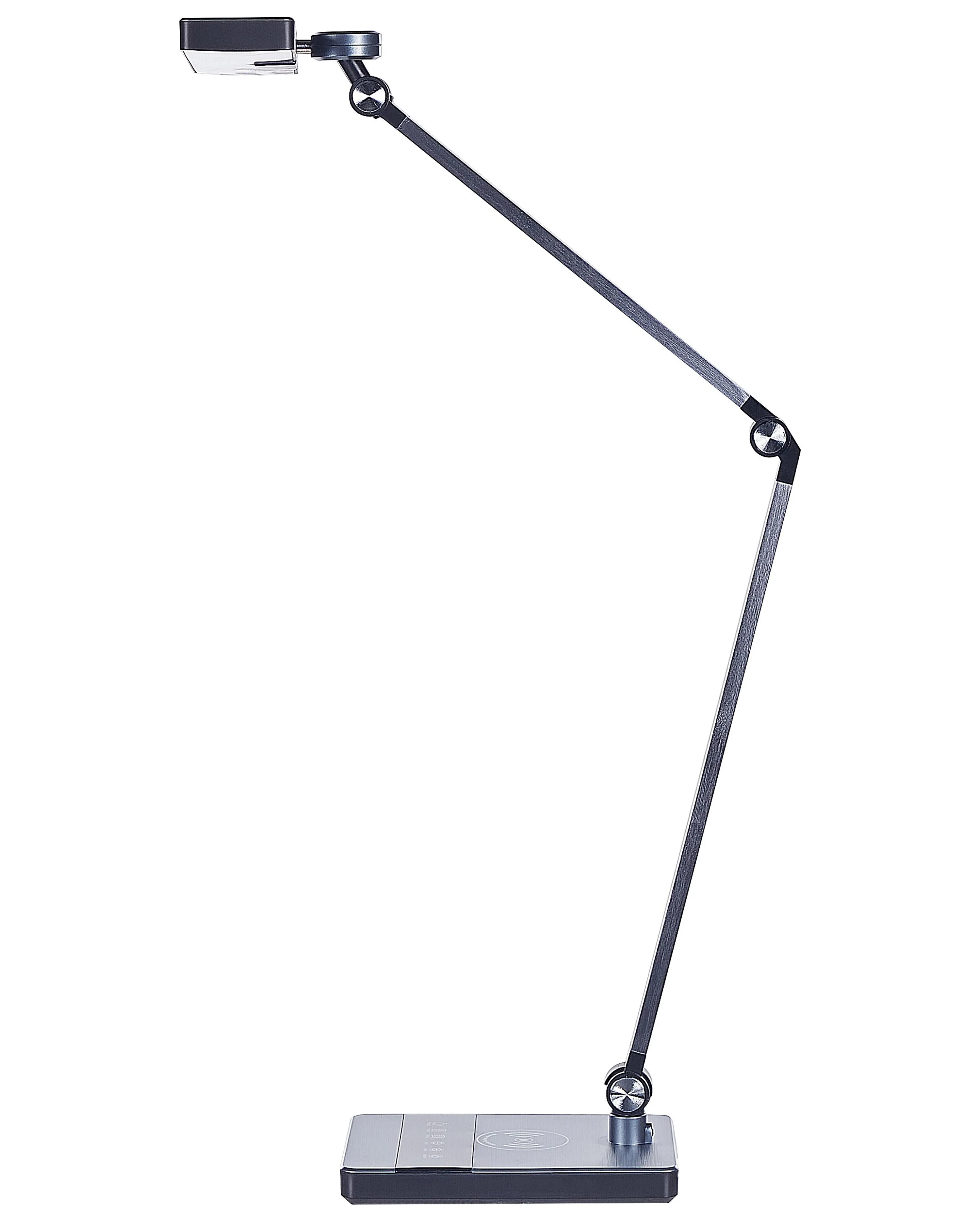 LED bureaulamp LACERTA met draadloze oplader Metaal Zwart