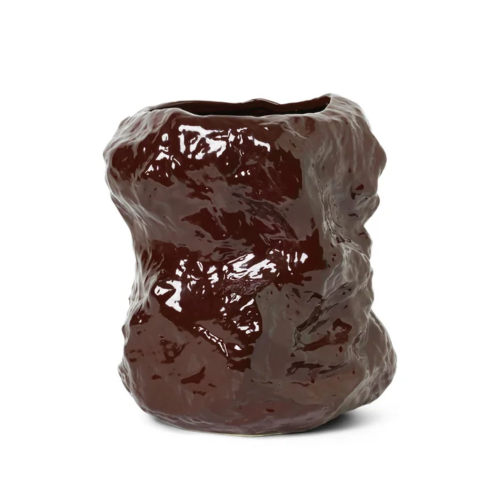 Ferm Living - Tuck Bodenvase, Ø 34 x H 40 cm, cashmere