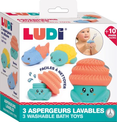 Ludi - Badelegetøj - Badedyr - 3 Stk