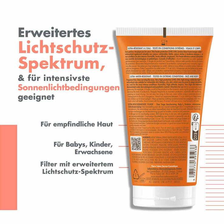 Avene Intense Protect Sonnenfluid ultra SPF 50 + , 150 ml
