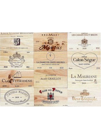 Lot de 12 estampes bois délignées : 16cm X30cm environ (0,5 m2 env)