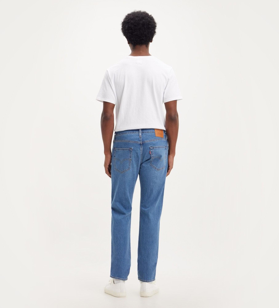 Calça jeans Levi's 502, usada, azul.