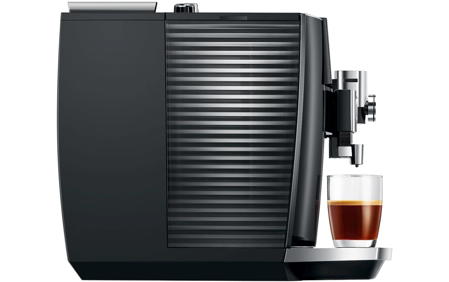 Kaffeevollautomat J8 twin Diamond Black (SA)<br>Zweitassen-Vollautomat für 31 verschiedene Kaffee- und Milchgetränke