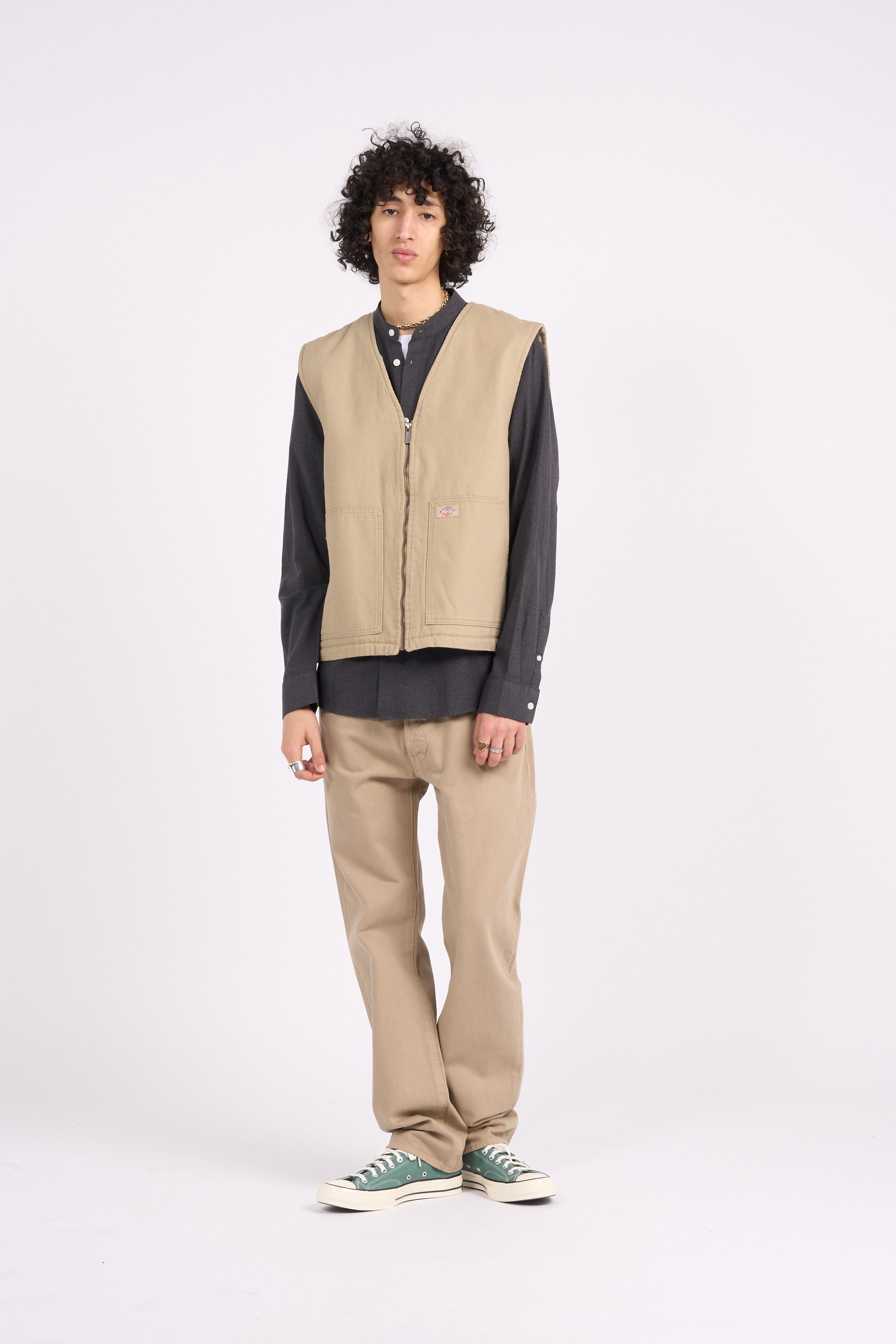 DICKIES Veste DUCK CANVAS SMMR Beige
