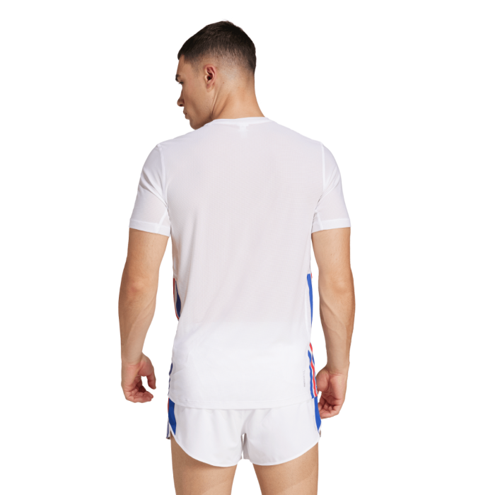 adidas Herre T-shirts Adizero R SS Tee Hvid