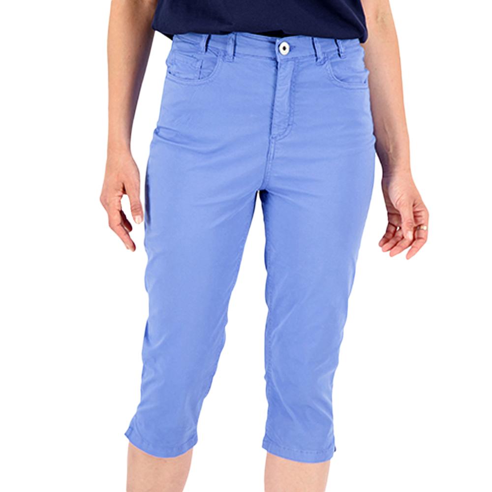 TBS Pantacourt Corsaire Bleu Femme TBS SANTACOR