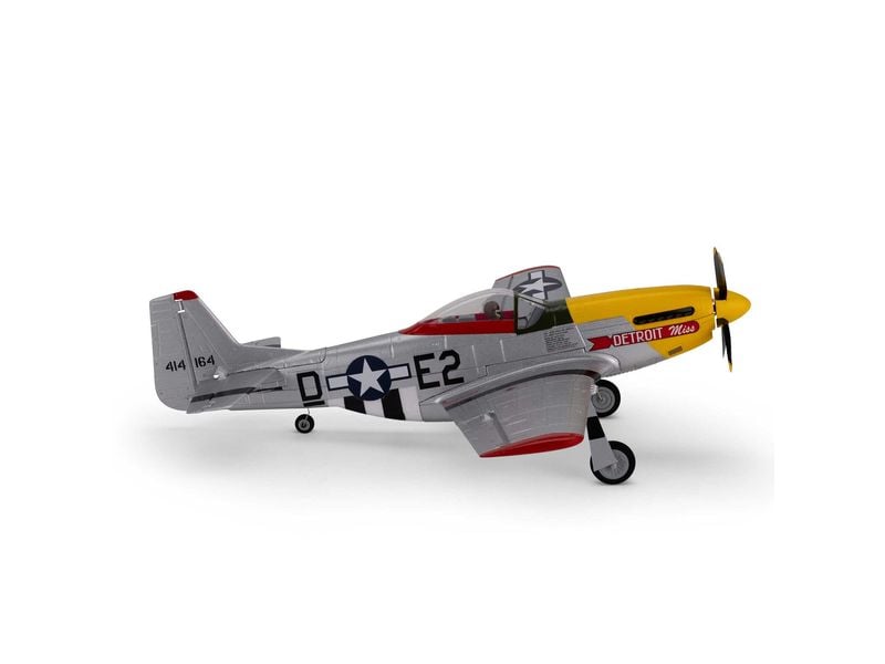 E-flite Warbird UMX P-51D Mustang Detroit Miss AS3X, SAFE B Scale-Warbird im UMX Format mit Brushless Antrieb
