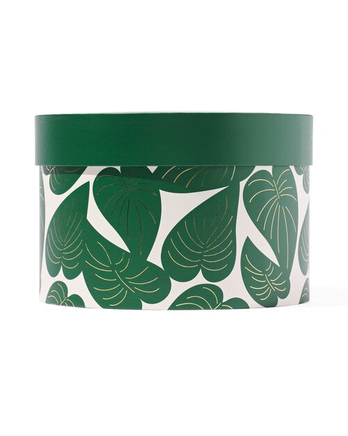 boîte cadeau carton Ø22x15 feuilles