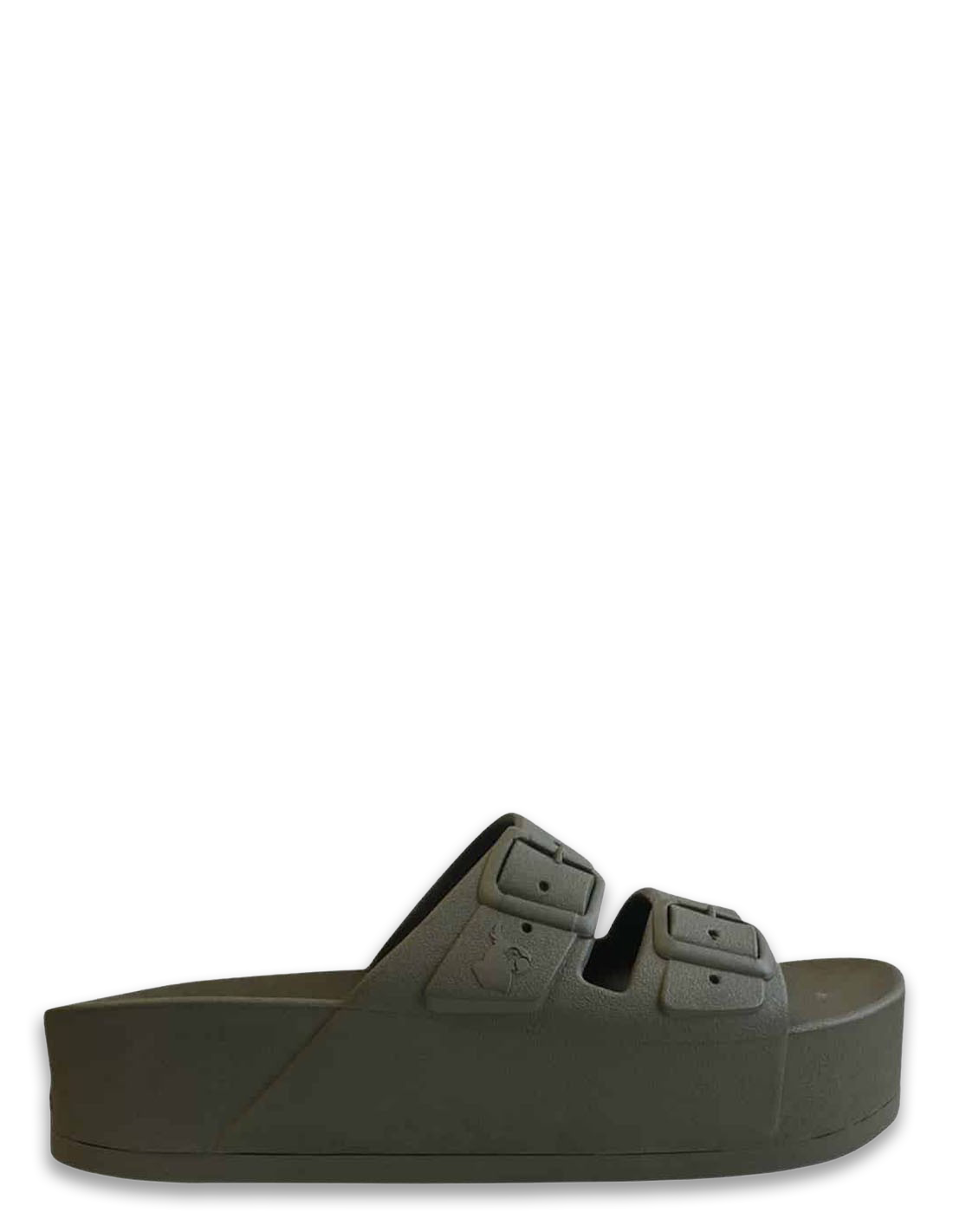cacatoes Claquettes Compensées femme Caipirinha Women Dark Kaki