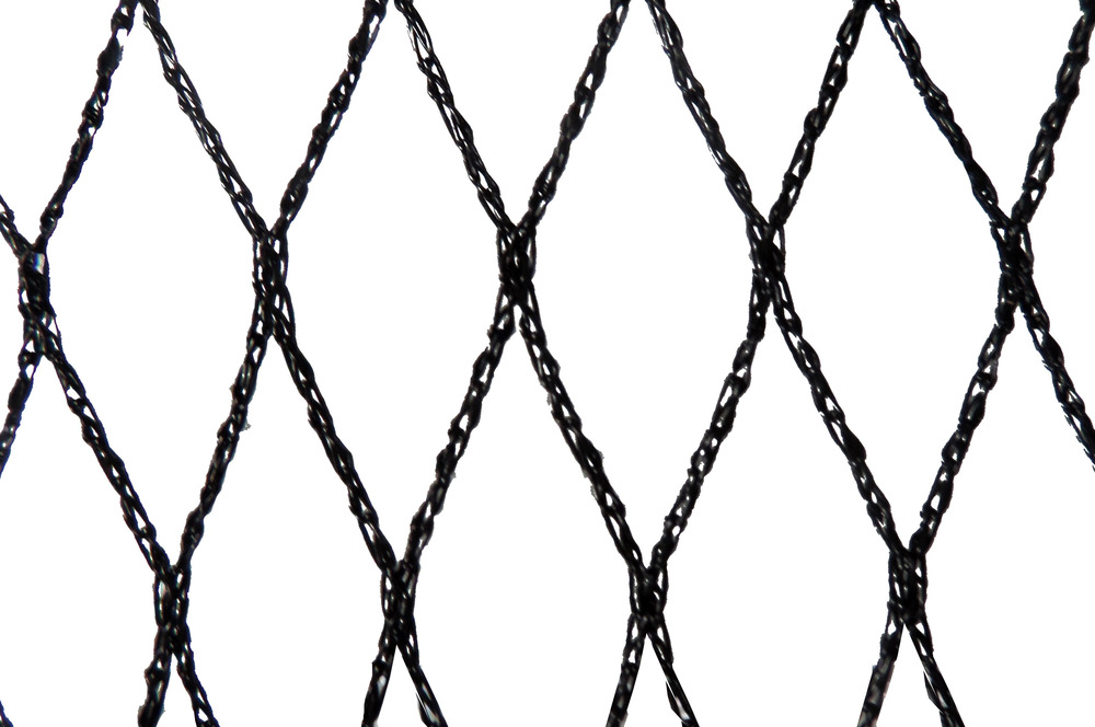 Filet anti-oiseaux - maille de 28mm noir 10m x 4m