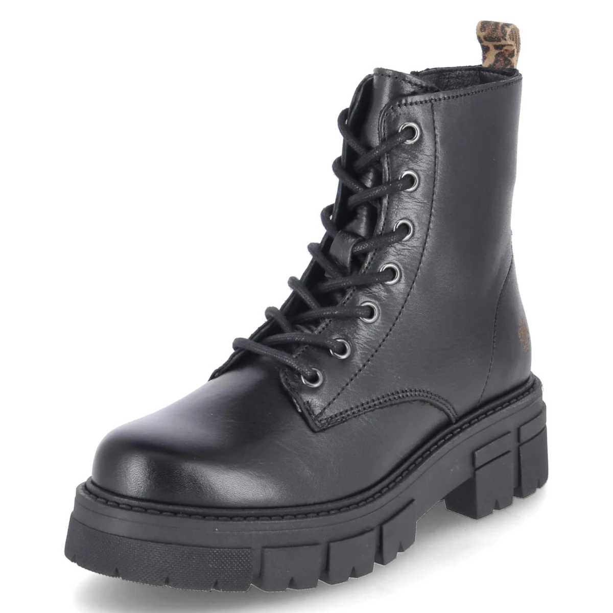 Apple of EdenSchnürboots CASTLE 1.1 - BLACK/LEO CIGAR