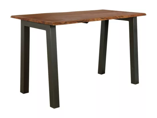 ALTA - Table haute en bois d'acacia verni