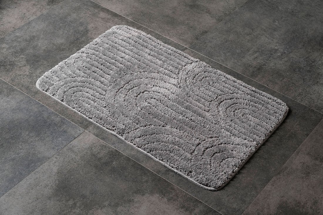 Sapho Rist anti-slip badmat 50x80cm grijs