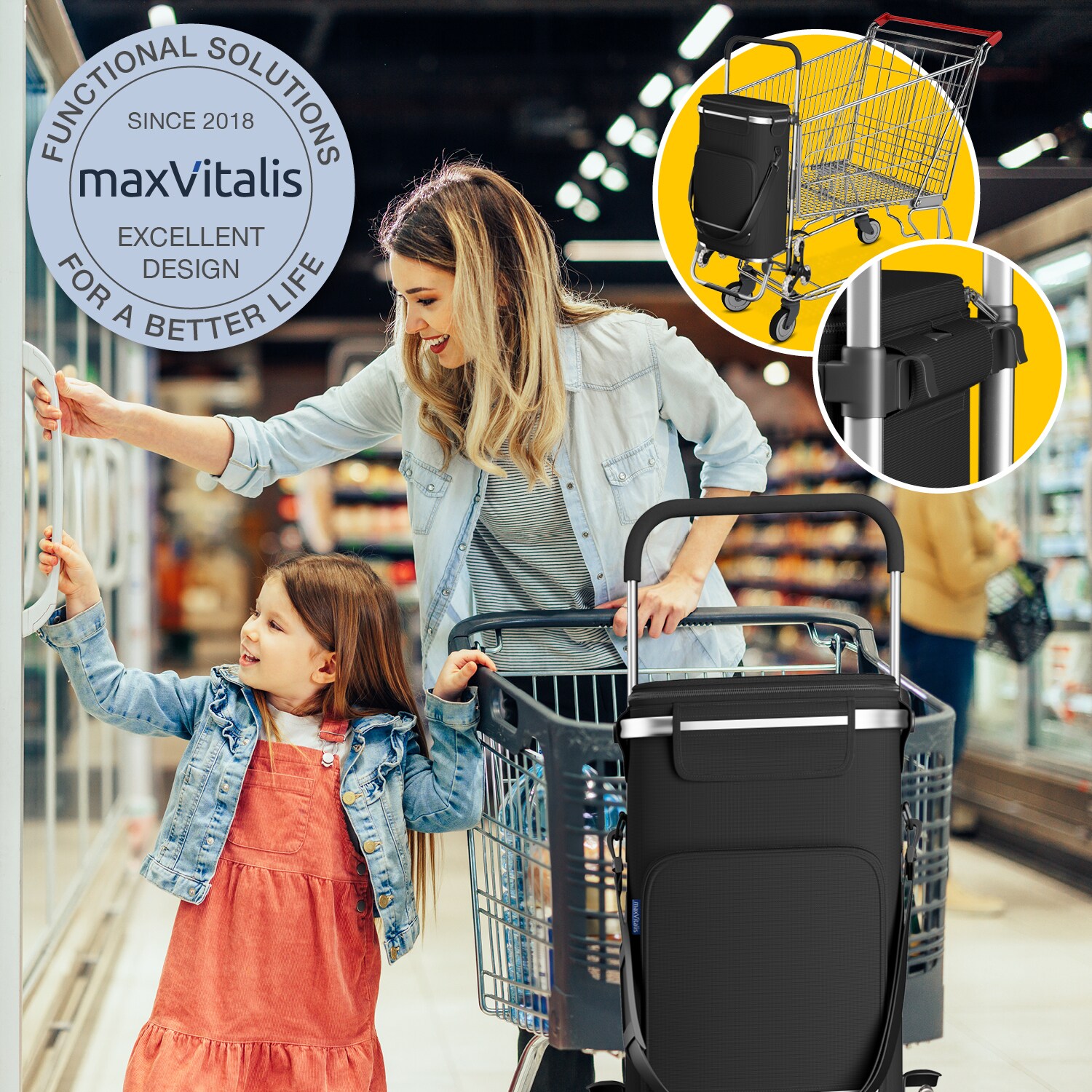 aktivshop Treppensteiger-Einkaufsroller Premium