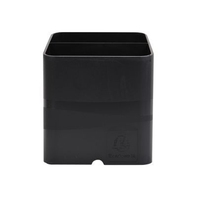 Exacompta Pen Cube Ecoblack - Pot à crayons magnétique - noir