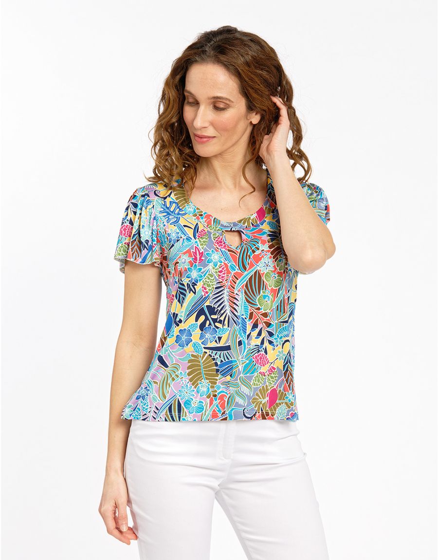 T-shirt imprimé floral