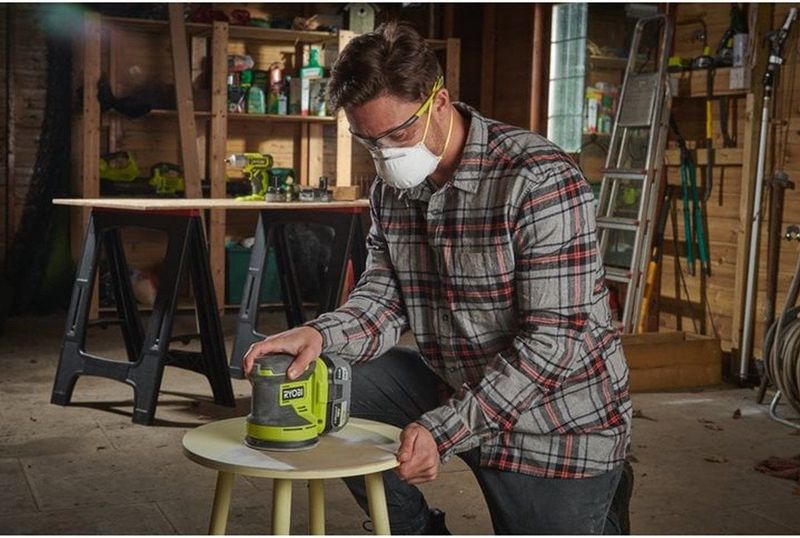 RYOBI - Excentrische Schuurmachine - 18 Volt - 125 mm - RROS18-0