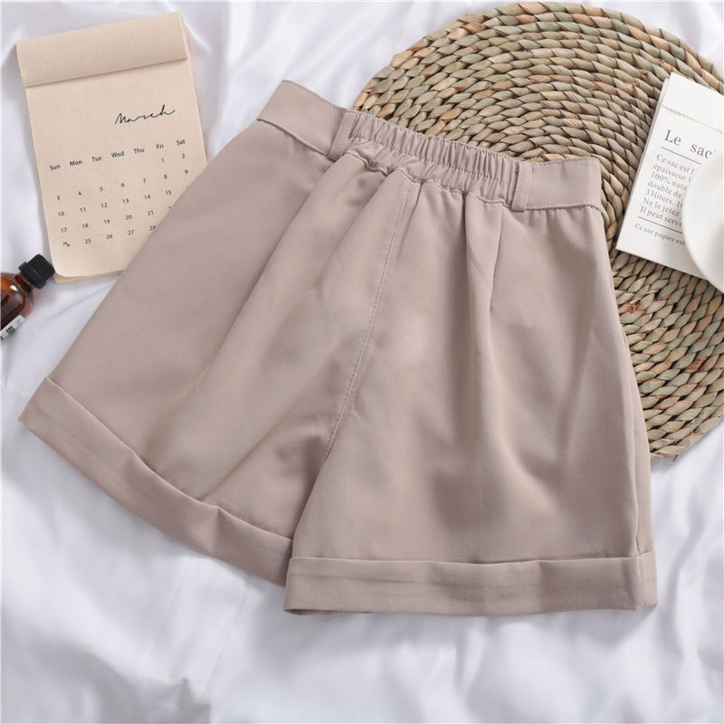 Shopherd - Shorts met hoge taille en wijde pijpen