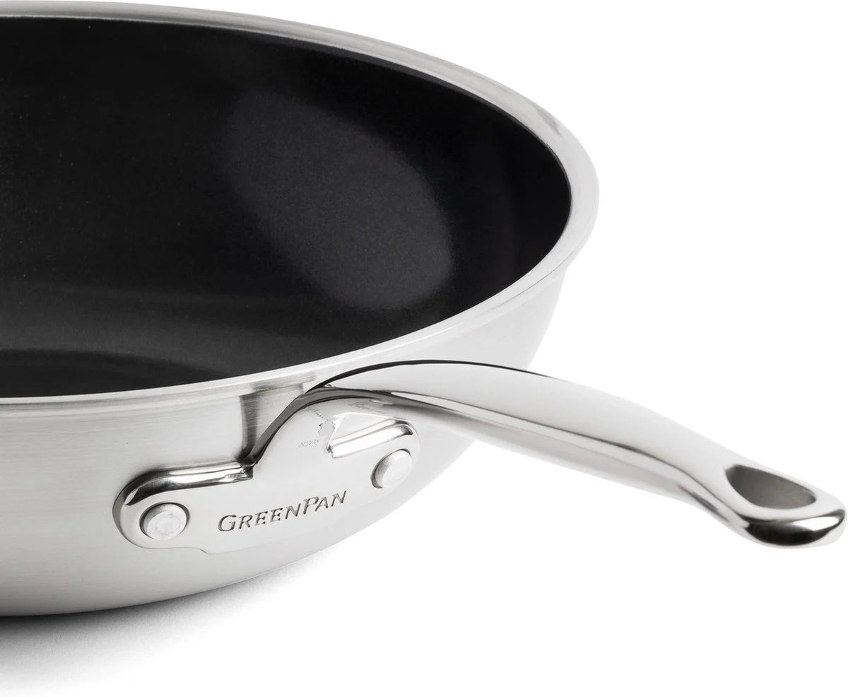 GreenPan Premiere Wok RVS 30 cm RVS