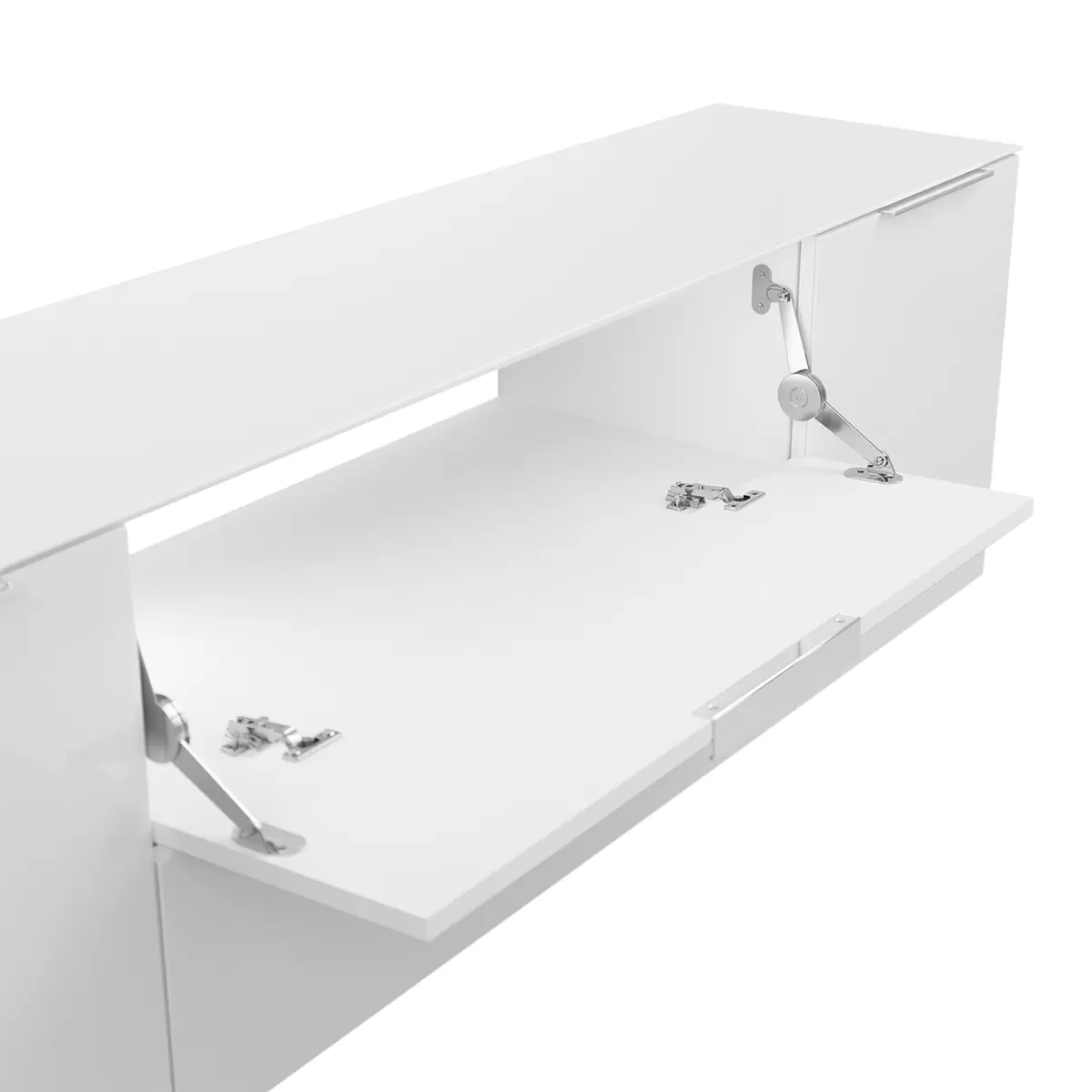 Lowboard 2T1K1S Style weiss