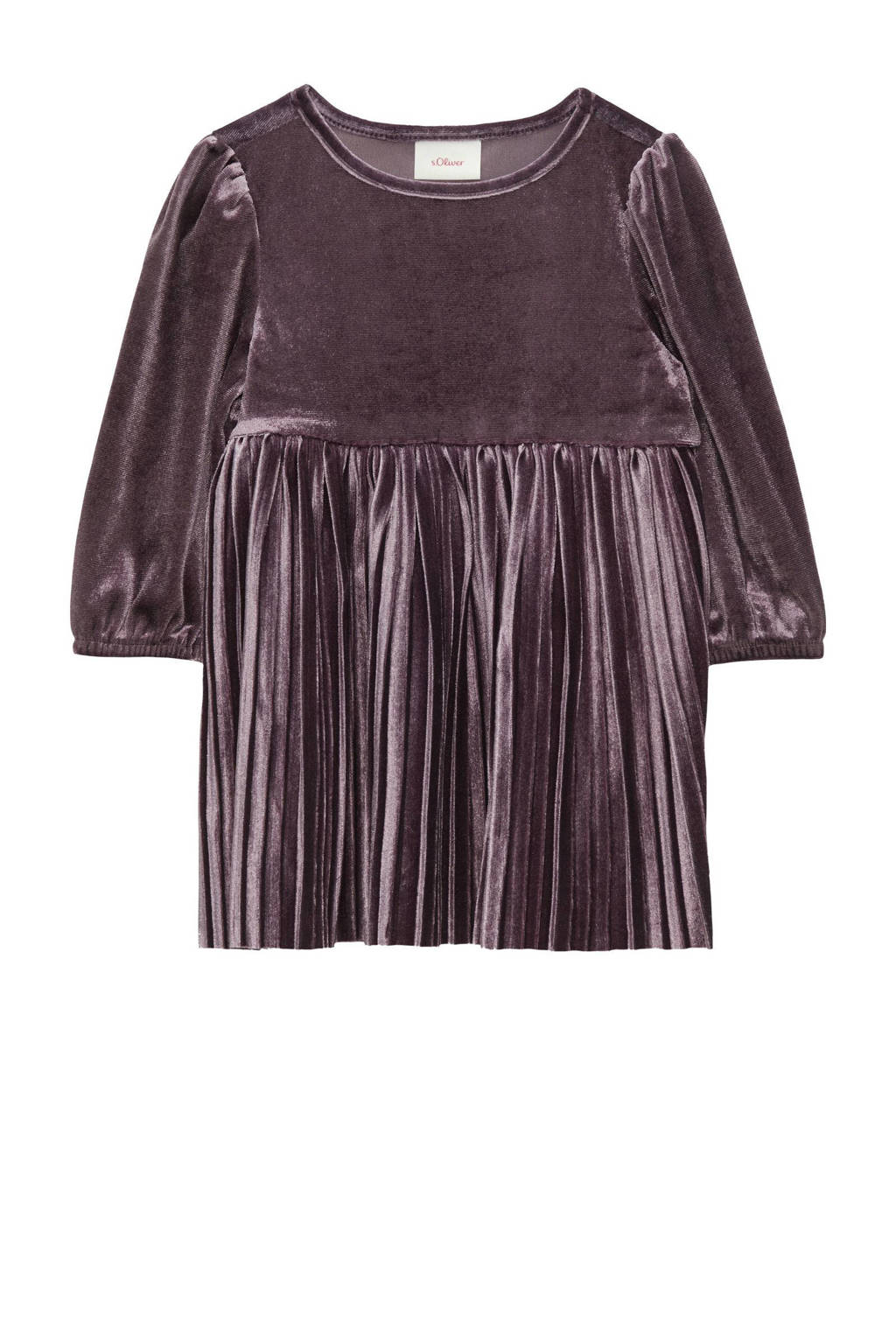 s.Oliver midi jurk paars