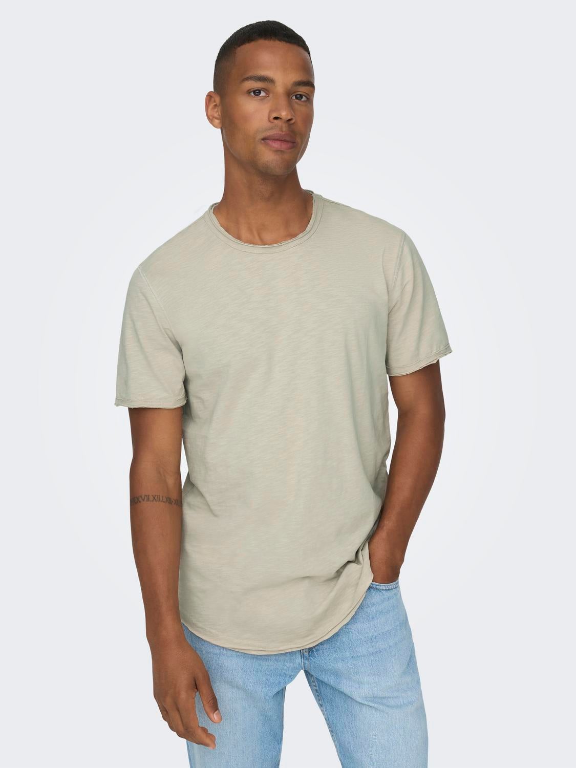 ONSBENNE T-shirt Silver Lining
