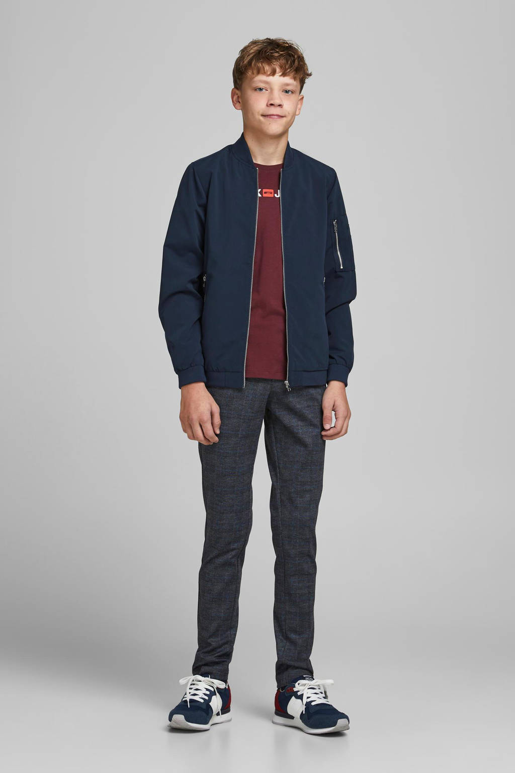 JACK & JONES bomberjack JJERUSH donkerblauw