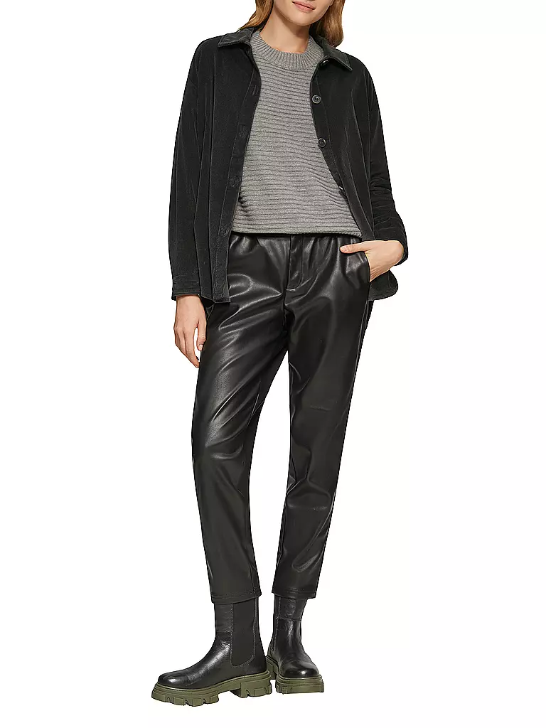 S.OLIVER Overshirt schwarz