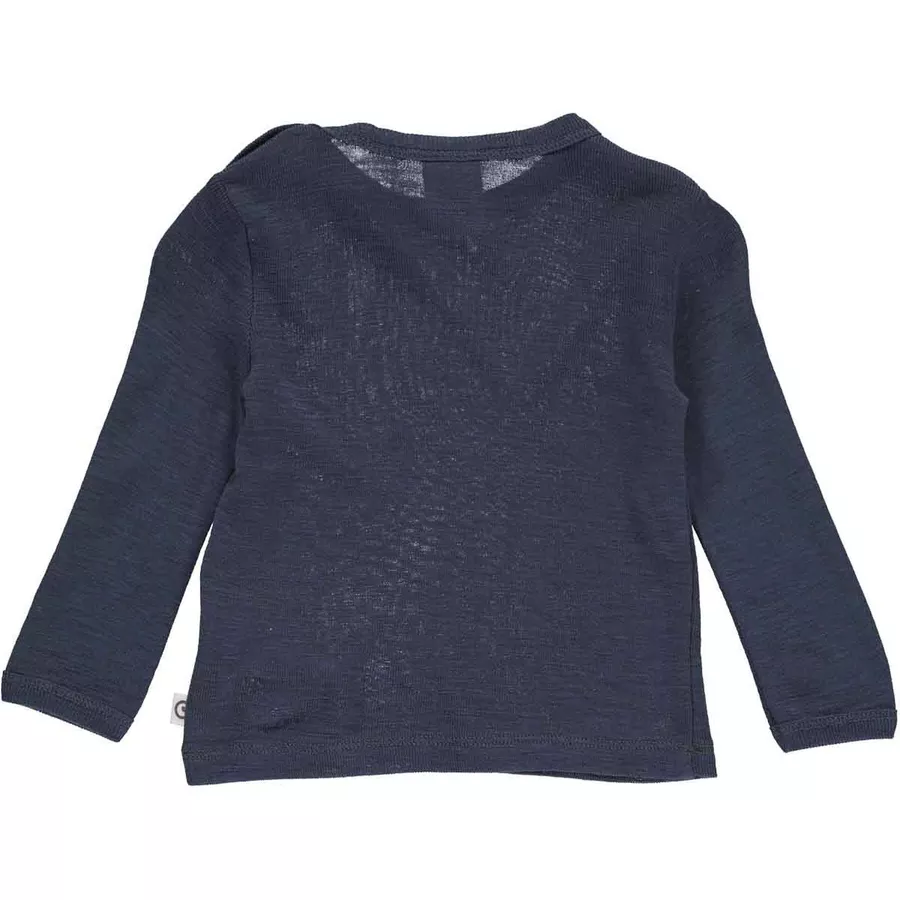 Müsli Babylangarmshirt aus Merinowolle blue