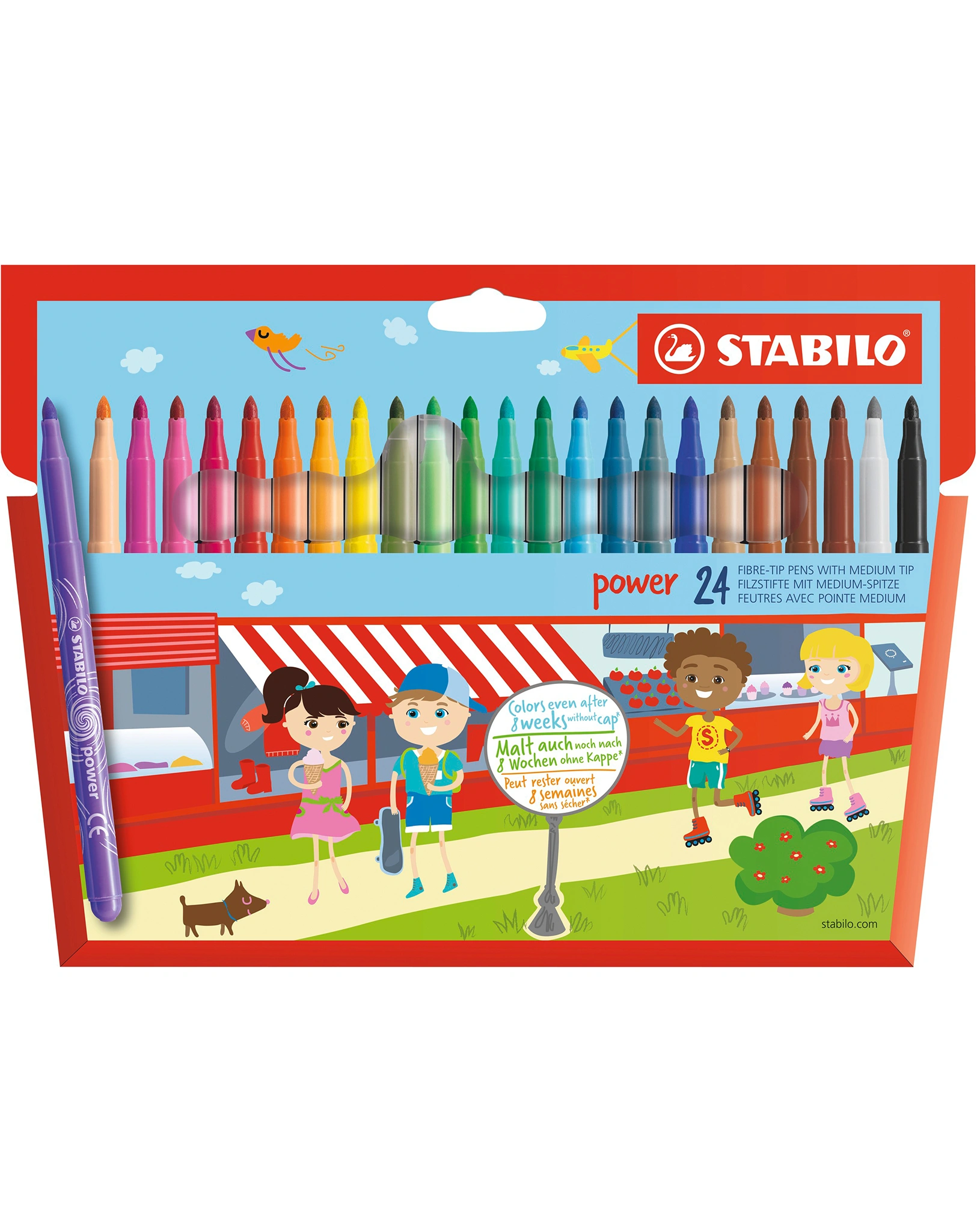 Filzstift STABILO® power 24er-Pack