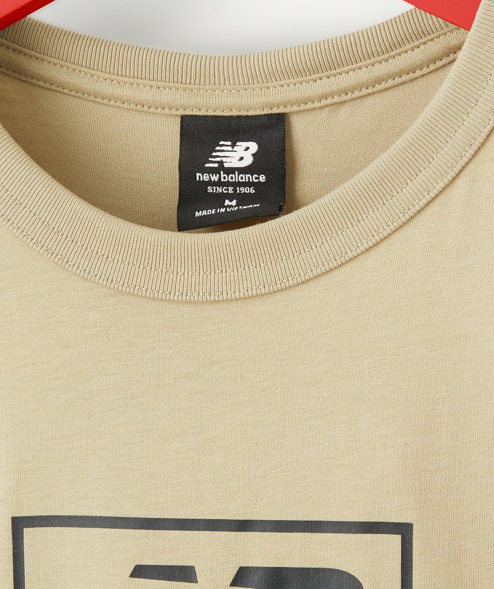 NEW BALANCETEE-SHIRT MANCHES COURTES KAKI ESSENTIALS ENFANTS