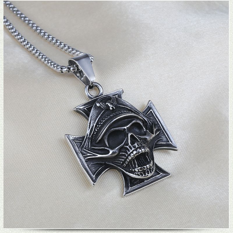 Prushia - Punk Schedel Ketting