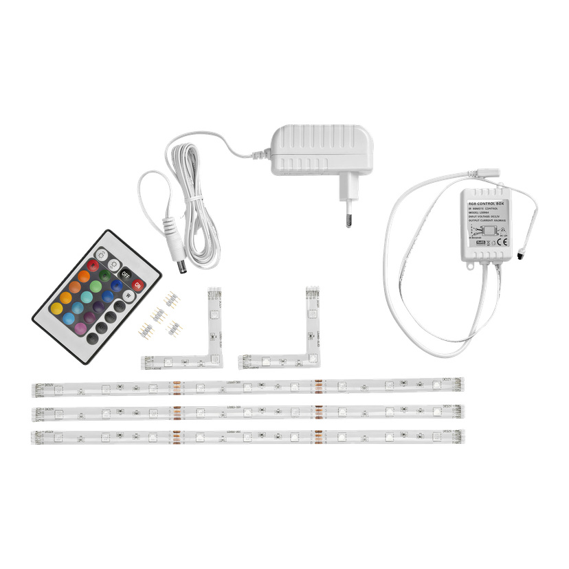 RGB-lister LED 3-pk 3x2,4 W
