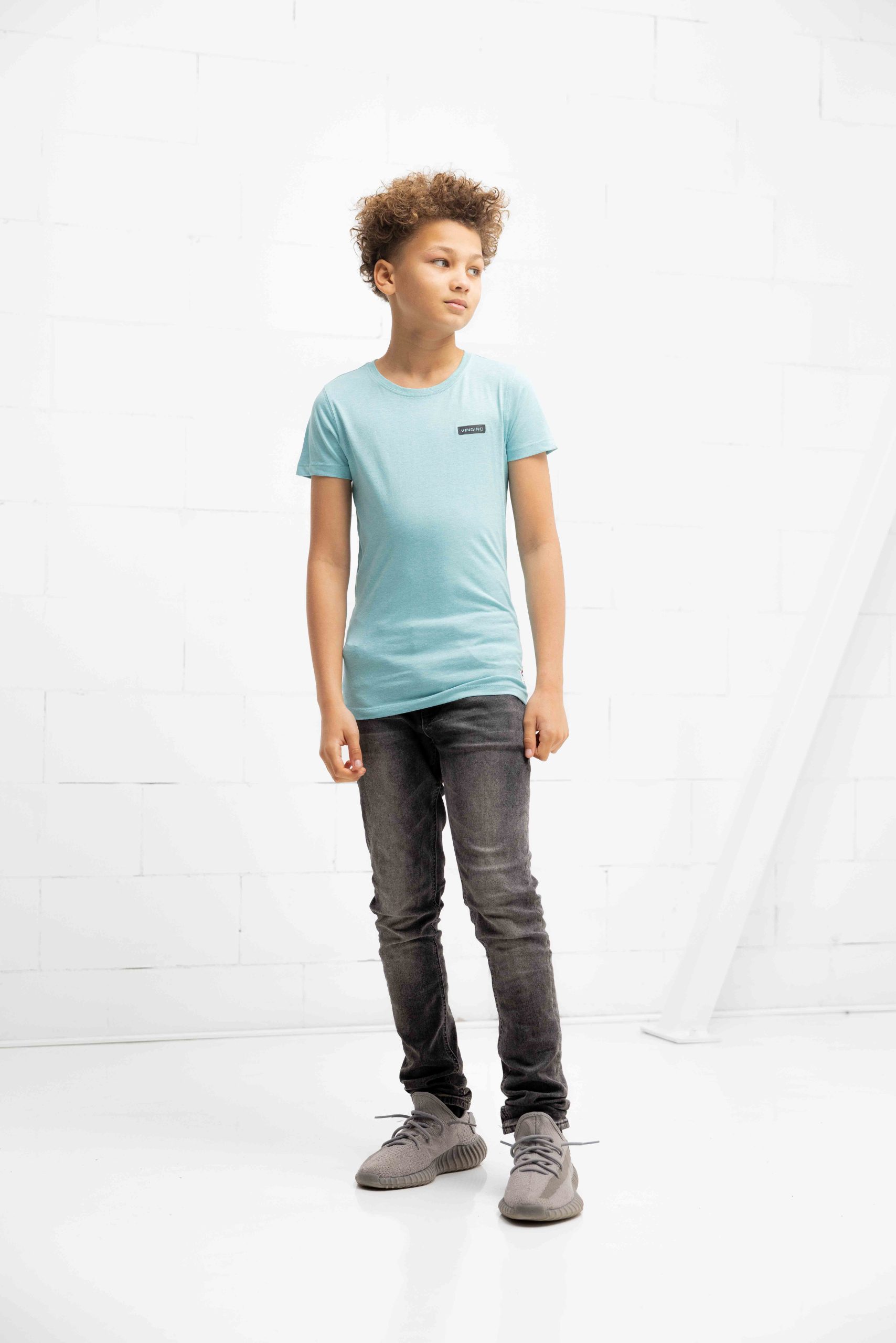 Vingino Basic T-Shirt Kids Blauw