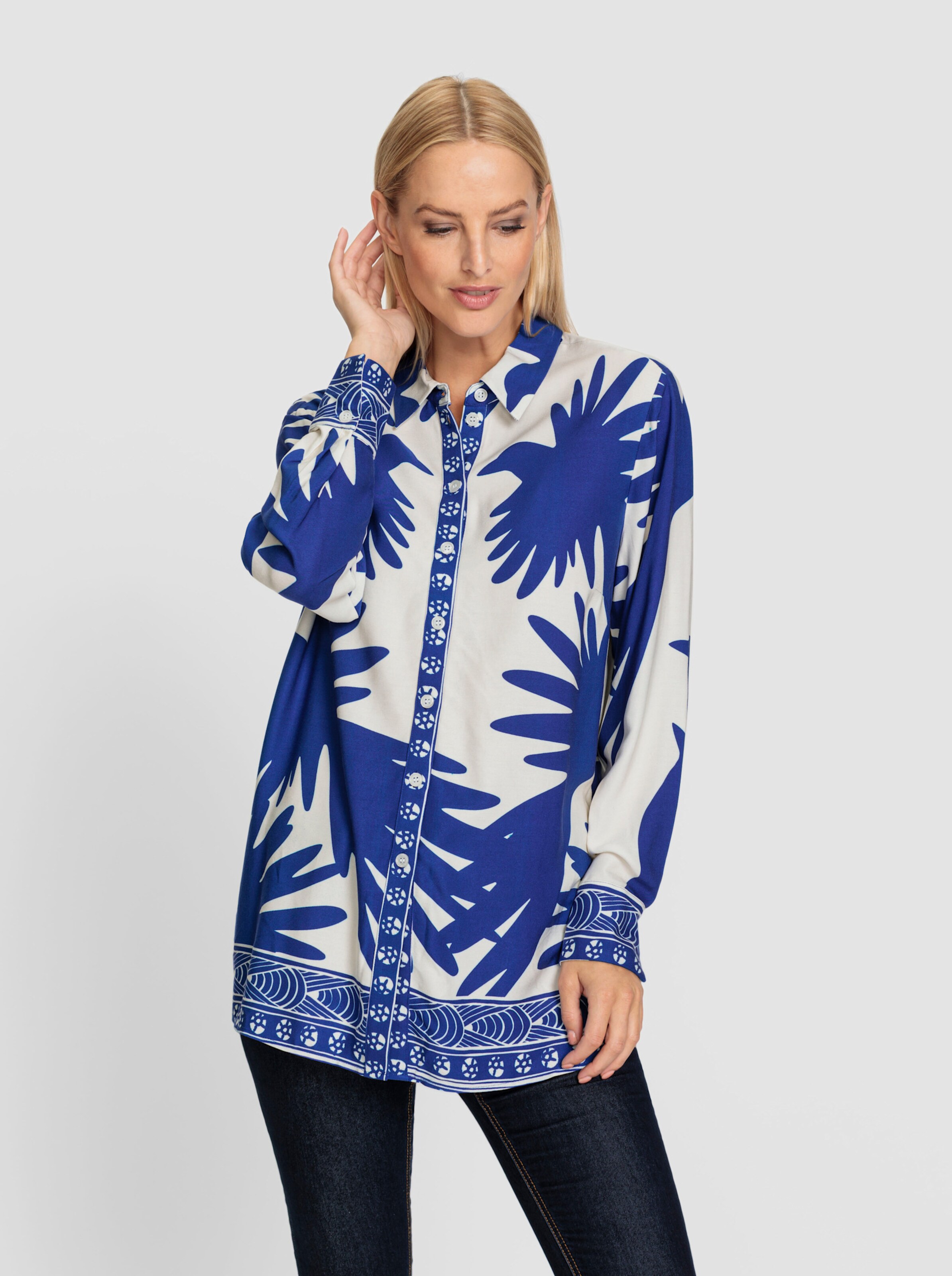 Druckbluse