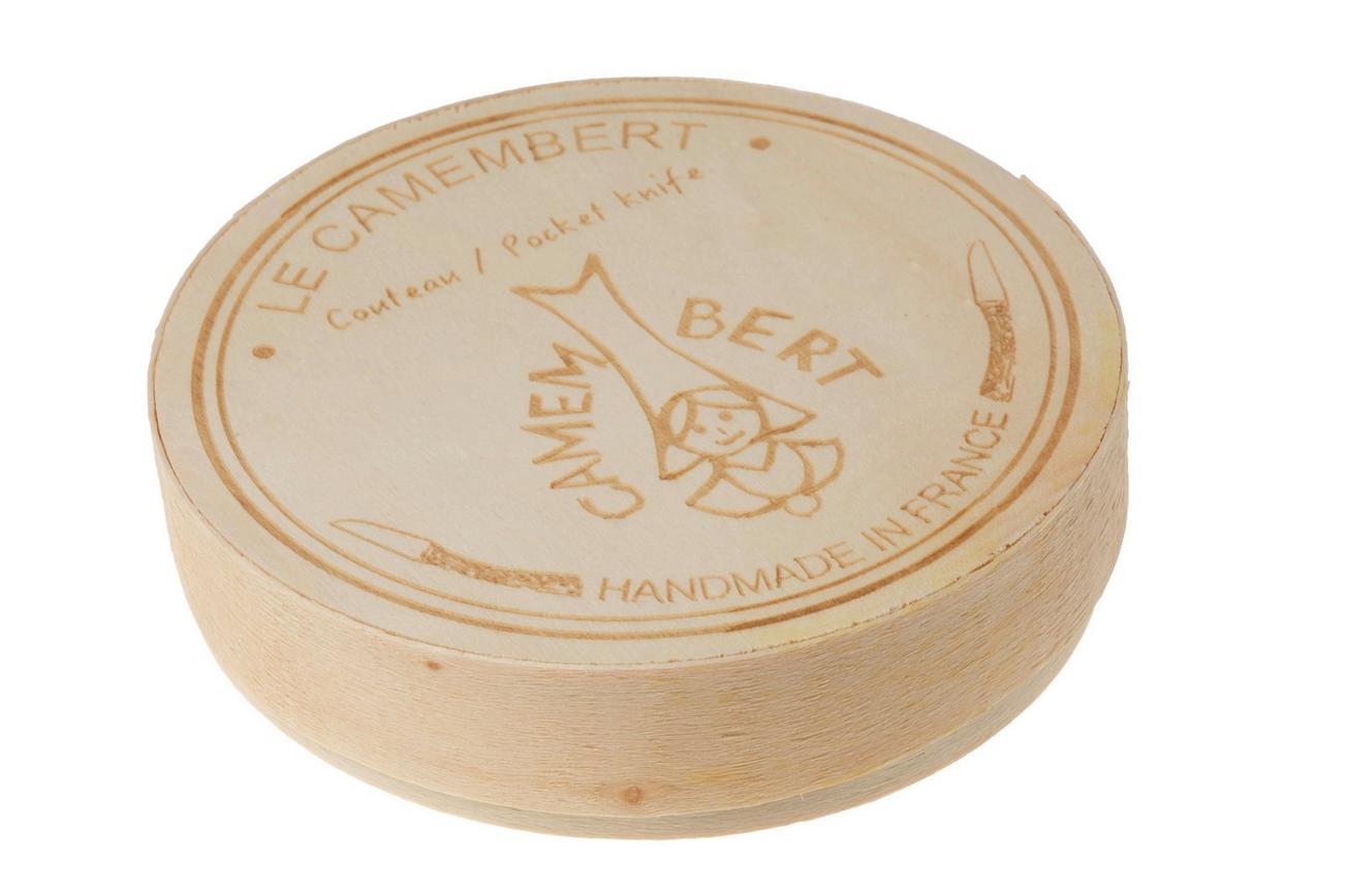 Laguiole en Aubrac Camembert Applewood CAM-APL appelhout, zakmes
