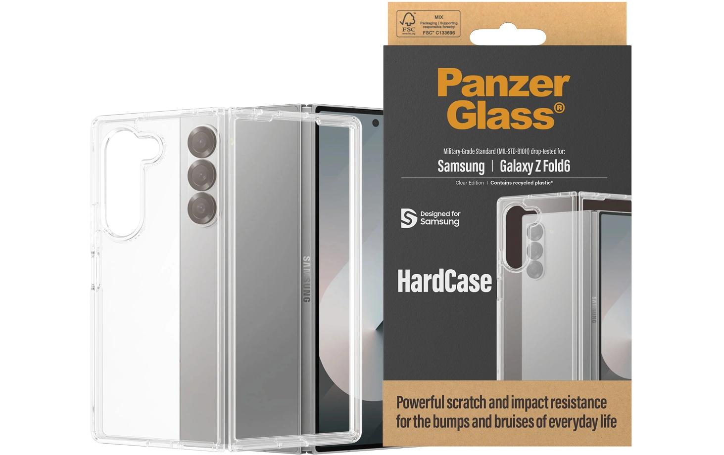 Back Cover Hardcase Galaxy Z Fold6 TransparentTransparente Schutzhülle für das Samsung Galaxy Z Fold6