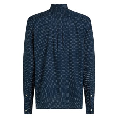 Chemise à manches longues homme Flex Poplin Polka Do TOMMY HILFIGER