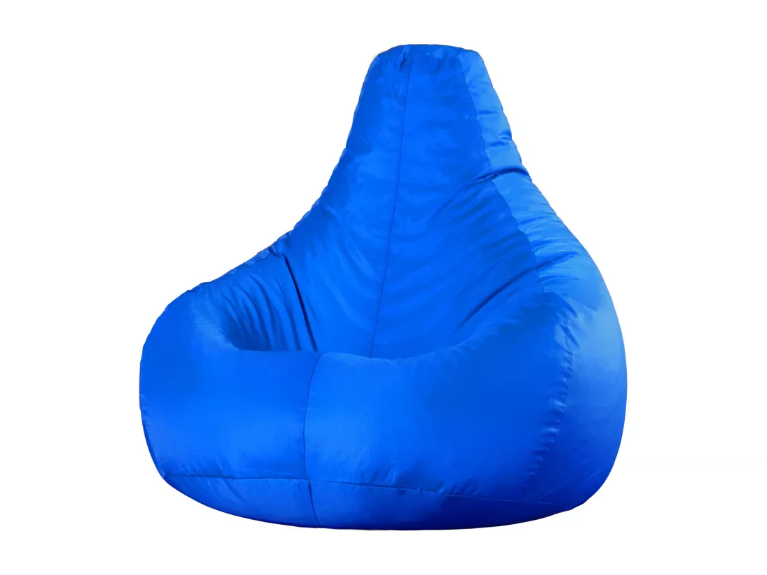 Pouf inclinable pour usage intérieur et extérieur bleu