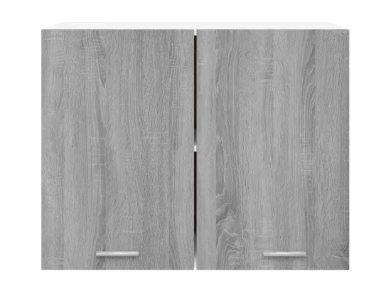 Armoire suspendue Sonoma gris 80x31x60 cm Bois d'ingénierie
