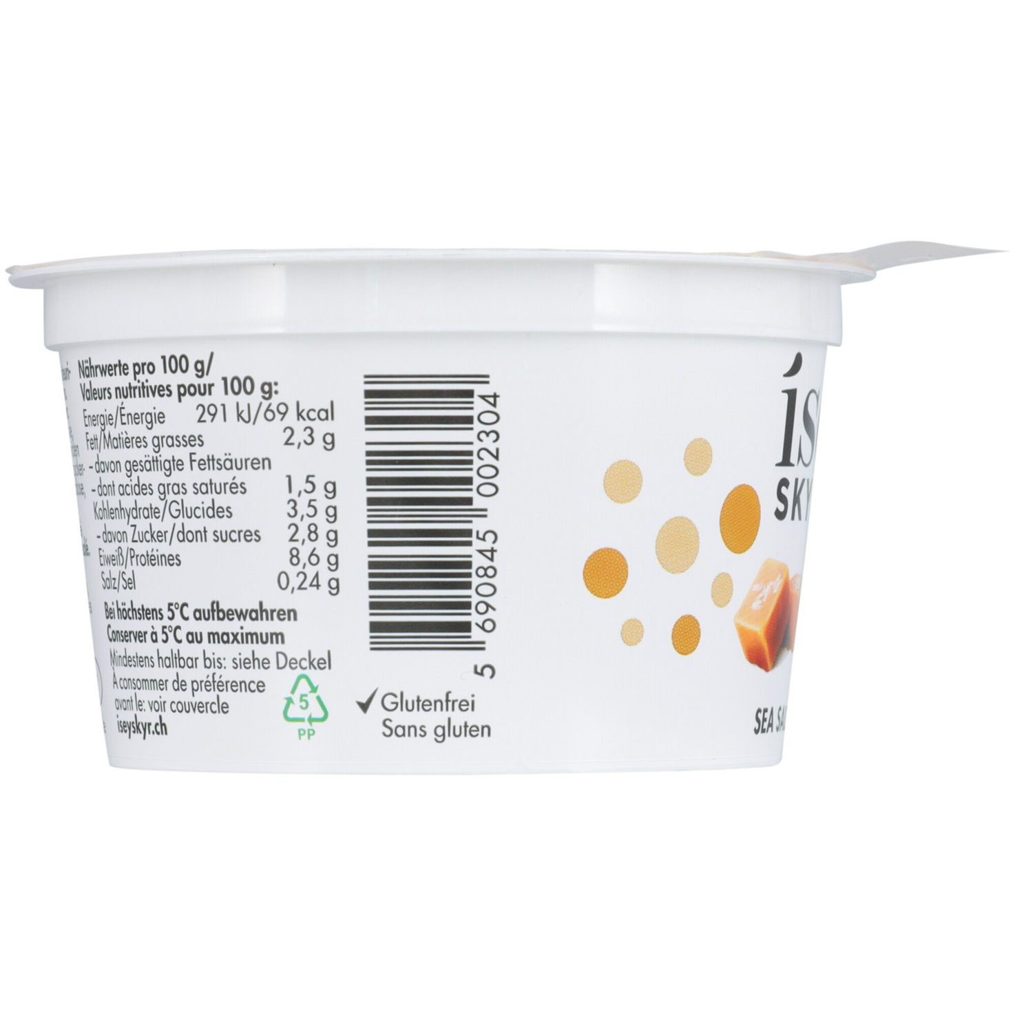 Isey Skyr air Salted Caramel laktosefrei