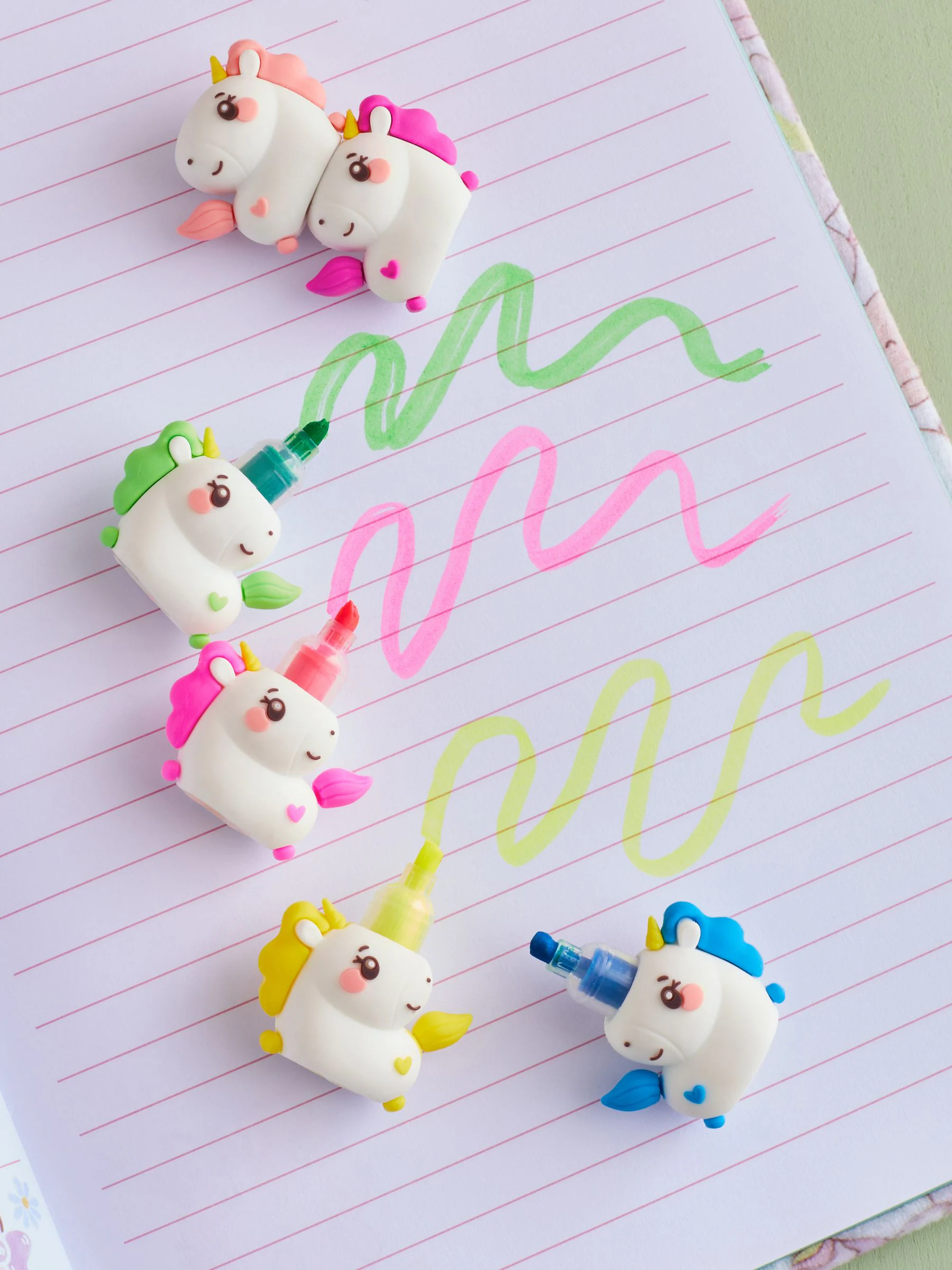 Kawaii stapelbare markeerstiften