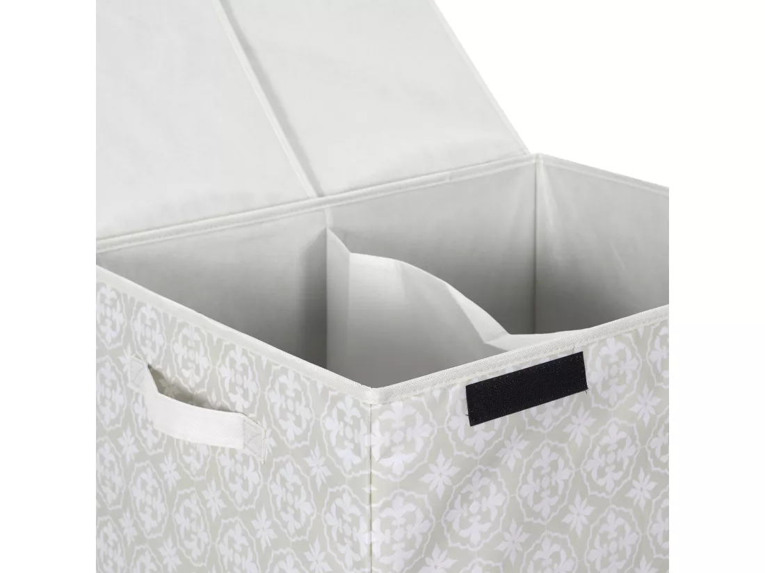Panier A Linge Double 50x41x57cm