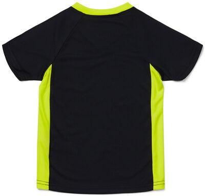 Hyperfied V-Neck Neo Logo T-Shirt, Anthracite