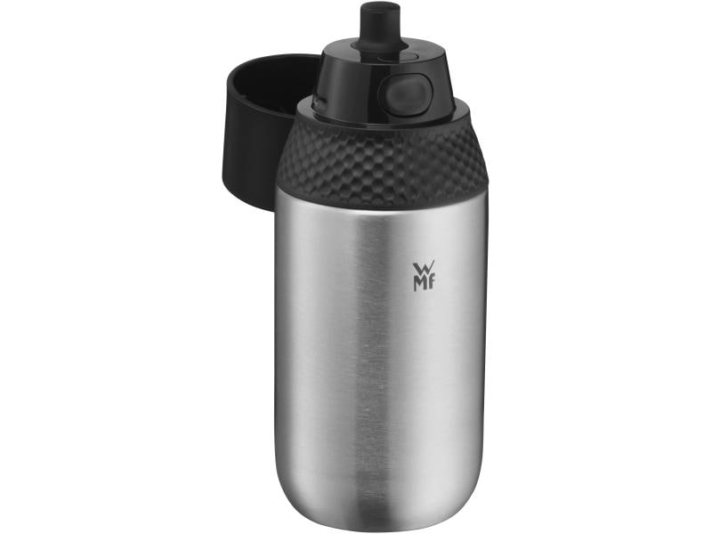 WMF Thermosflasche Iso2Go 350 ml, Silber Isolierflasche aus Edelstahl