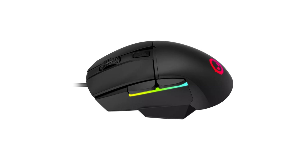 LORGARJetter 357 gaming muis  (Zwart, 200 - 8000 dpi, RGB)