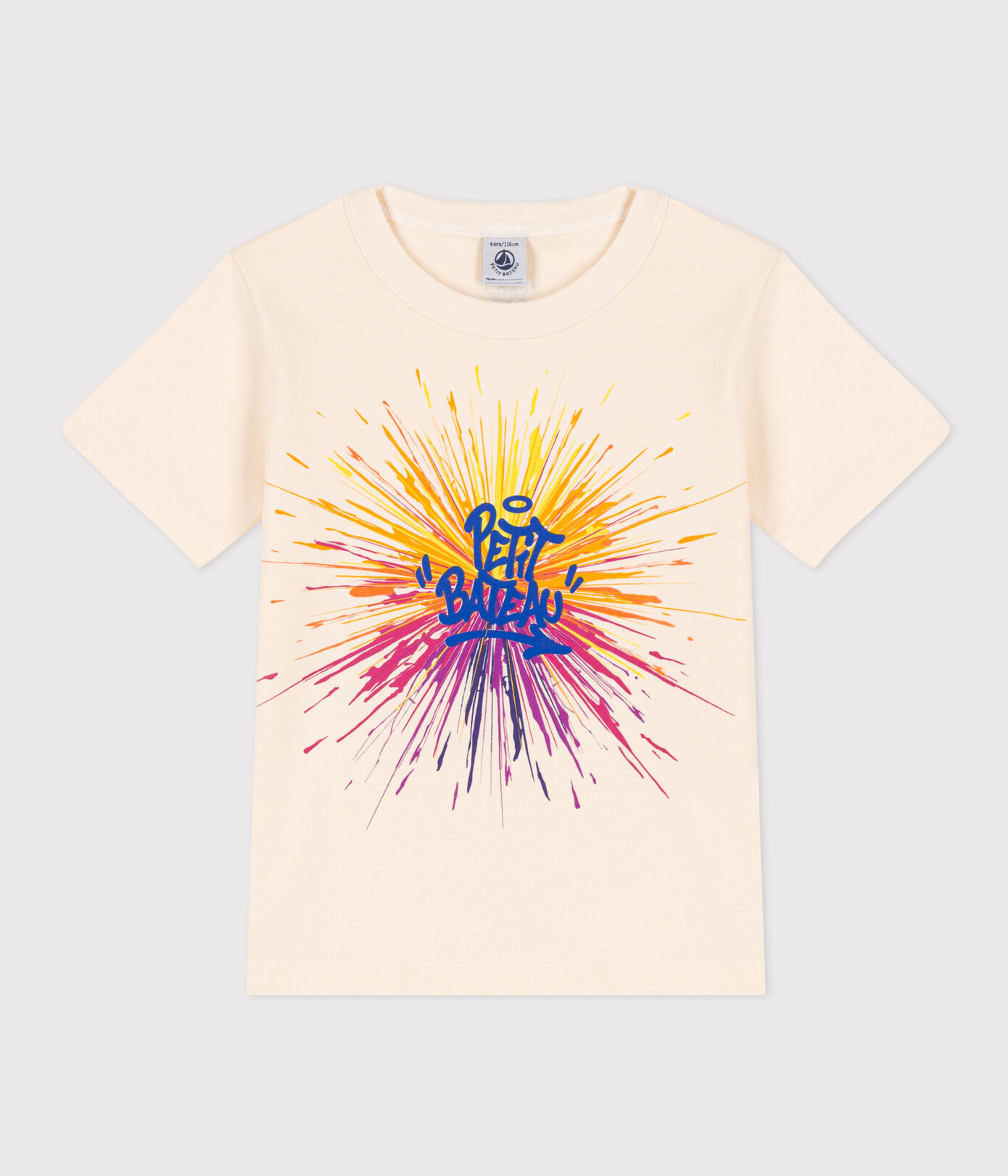 Tee-shirt manches courtes en coton enfant garçon